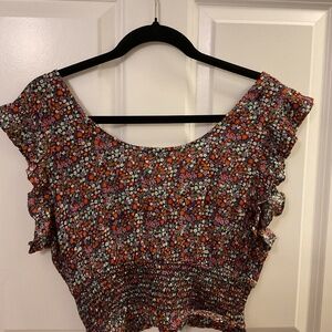Floral Crop Top